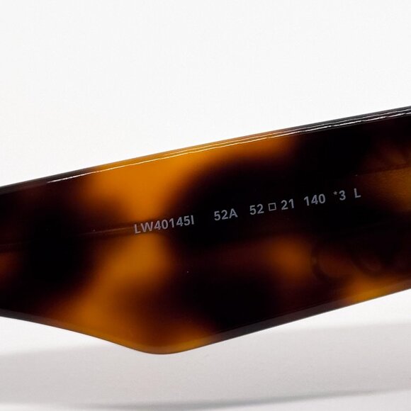 NEW LW40145I 52A, LOEWE HAVANA BWOWN CAT EYE WOMEN SUNGLASSES LOEWE main image 8